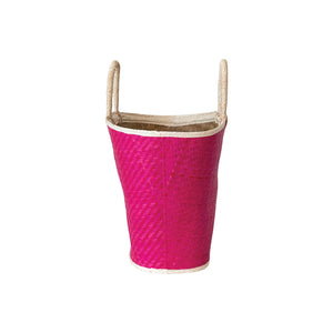 Hot Pink Woven Tote