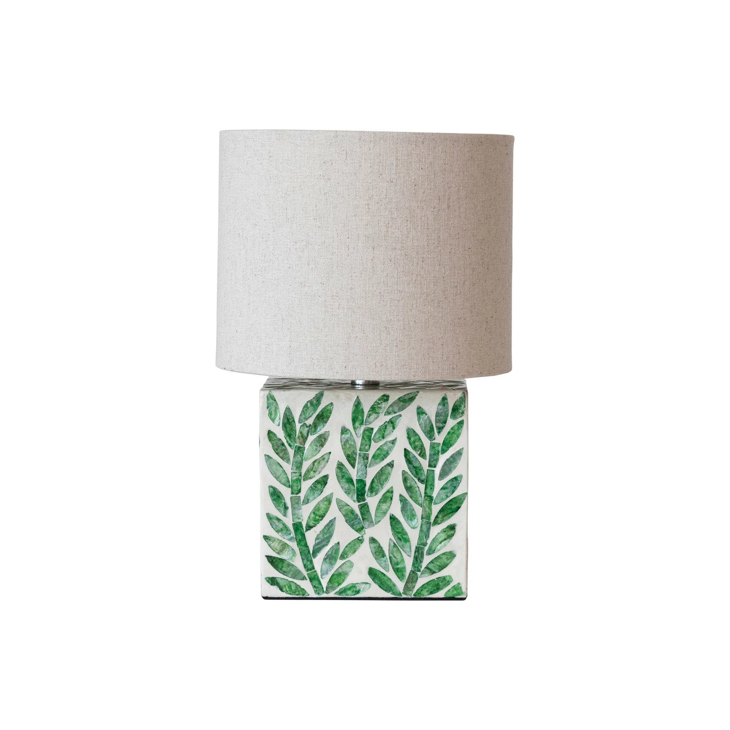 Mother of Pearl Botanical Lamp