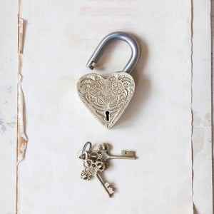Decorative Heart Lock & Keys