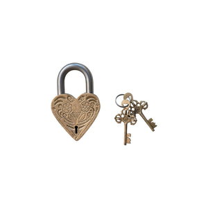 Decorative Heart Lock & Keys