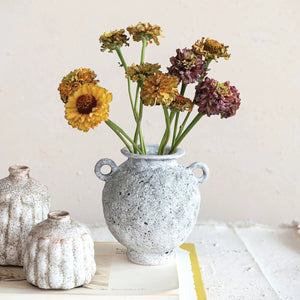 Gray Volcano Vase