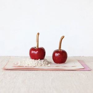 Cherry Salt and Pepper Shakers