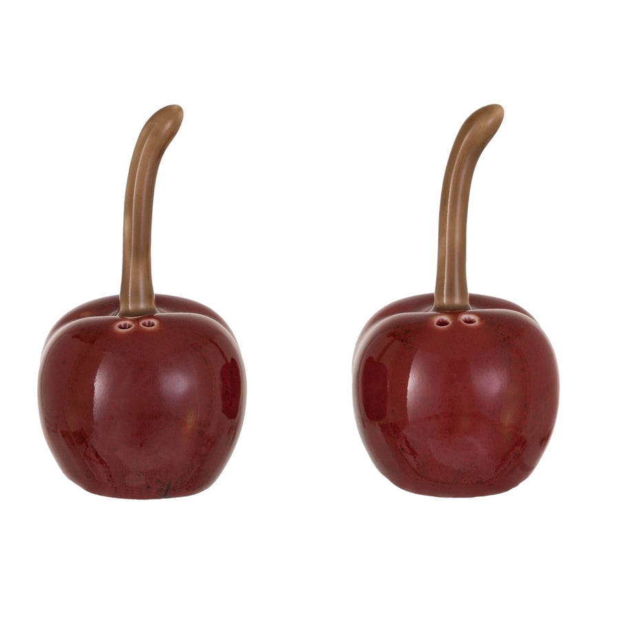 Cherry Salt and Pepper Shakers