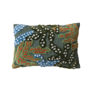 Tufted Botanical Pillow