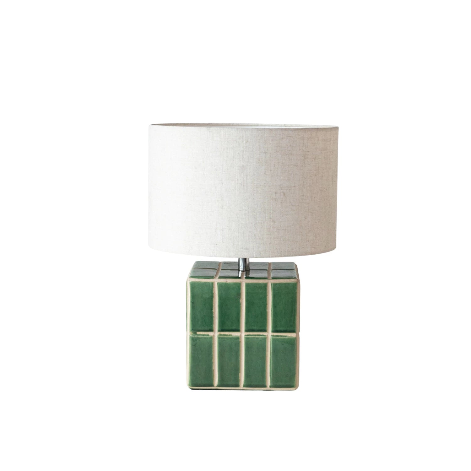 Green Ceramic Tile Lamp