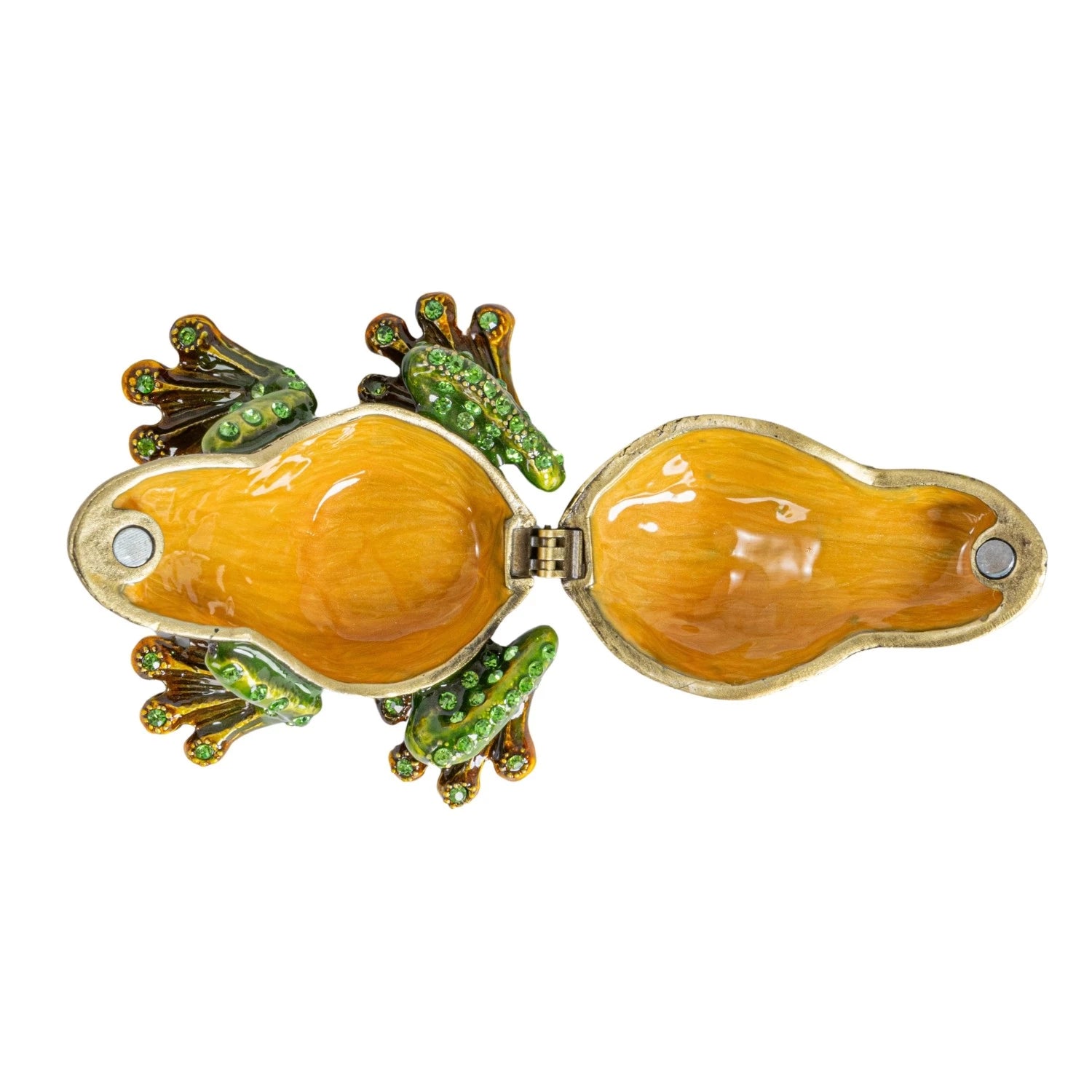 Bejeweled Frog Trinket Box