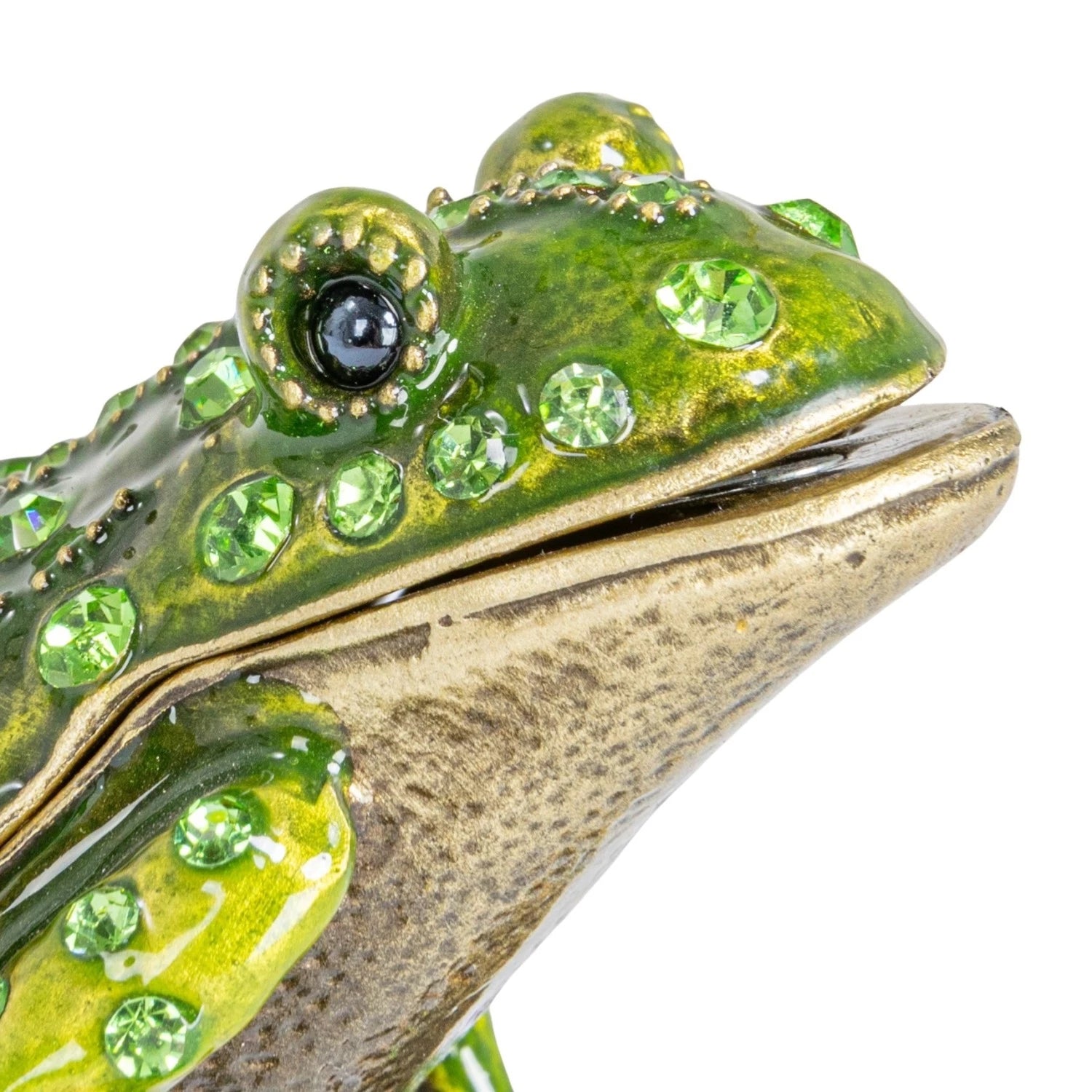 Bejeweled Frog Trinket Box