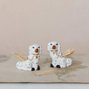 Staffordshire Dog Vase/Toothpick Holder