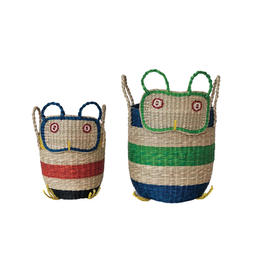 Seagrass Owl Baskets