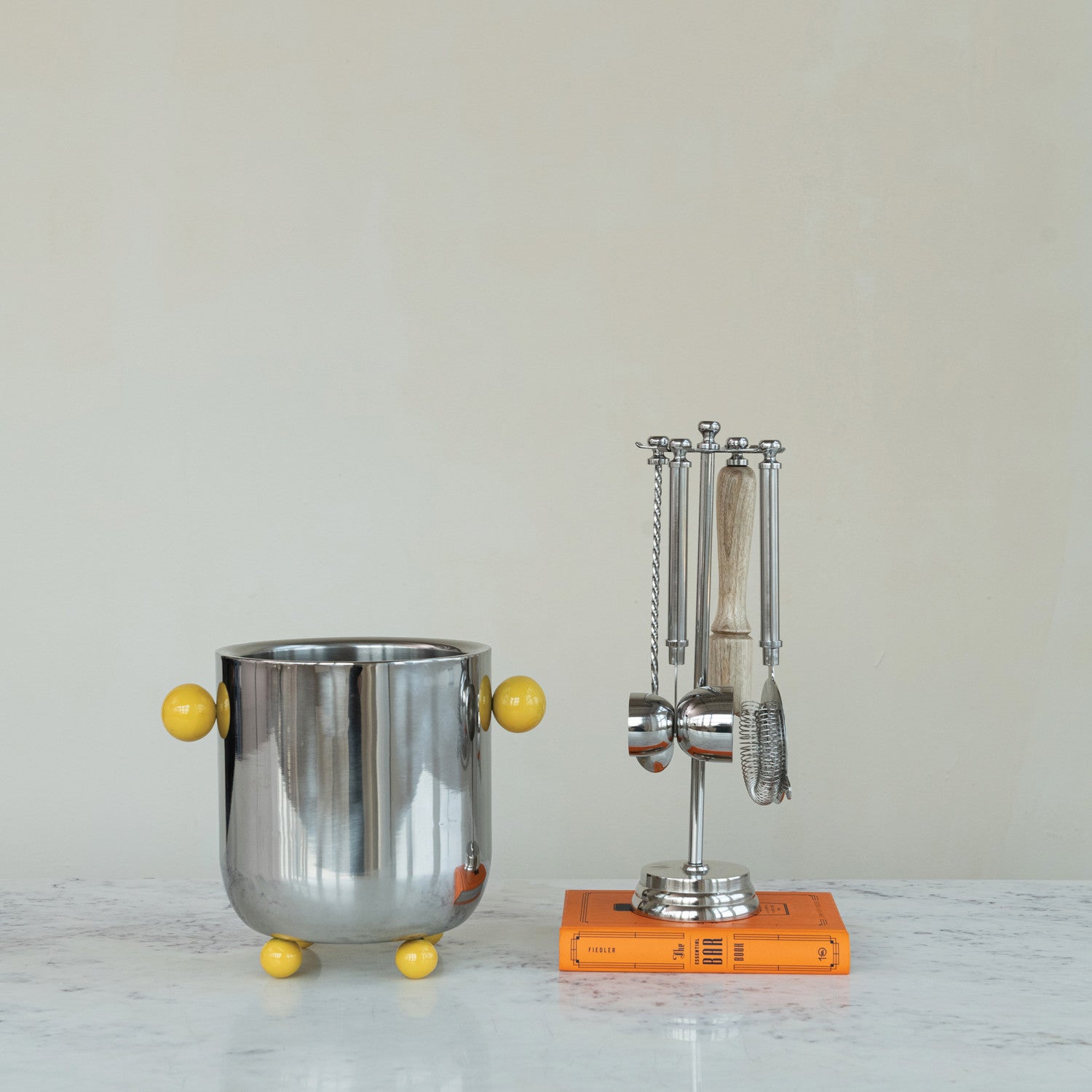 Stainless Steel &amp; Mango Wood Bar Tools