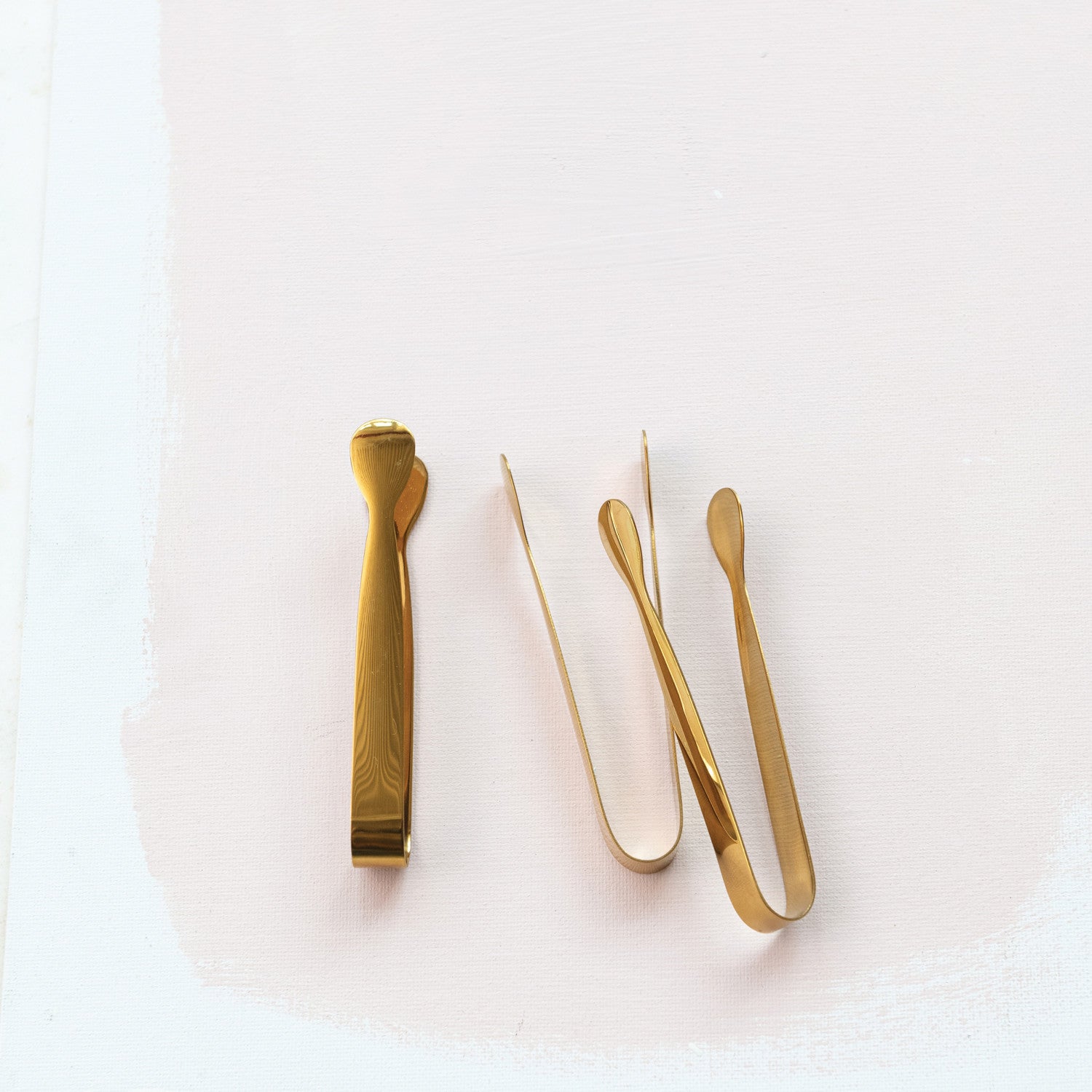 Gold Stainless Steel Ice Tongs