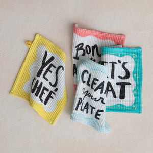 Cotton Waffle Weave Dish Cloth