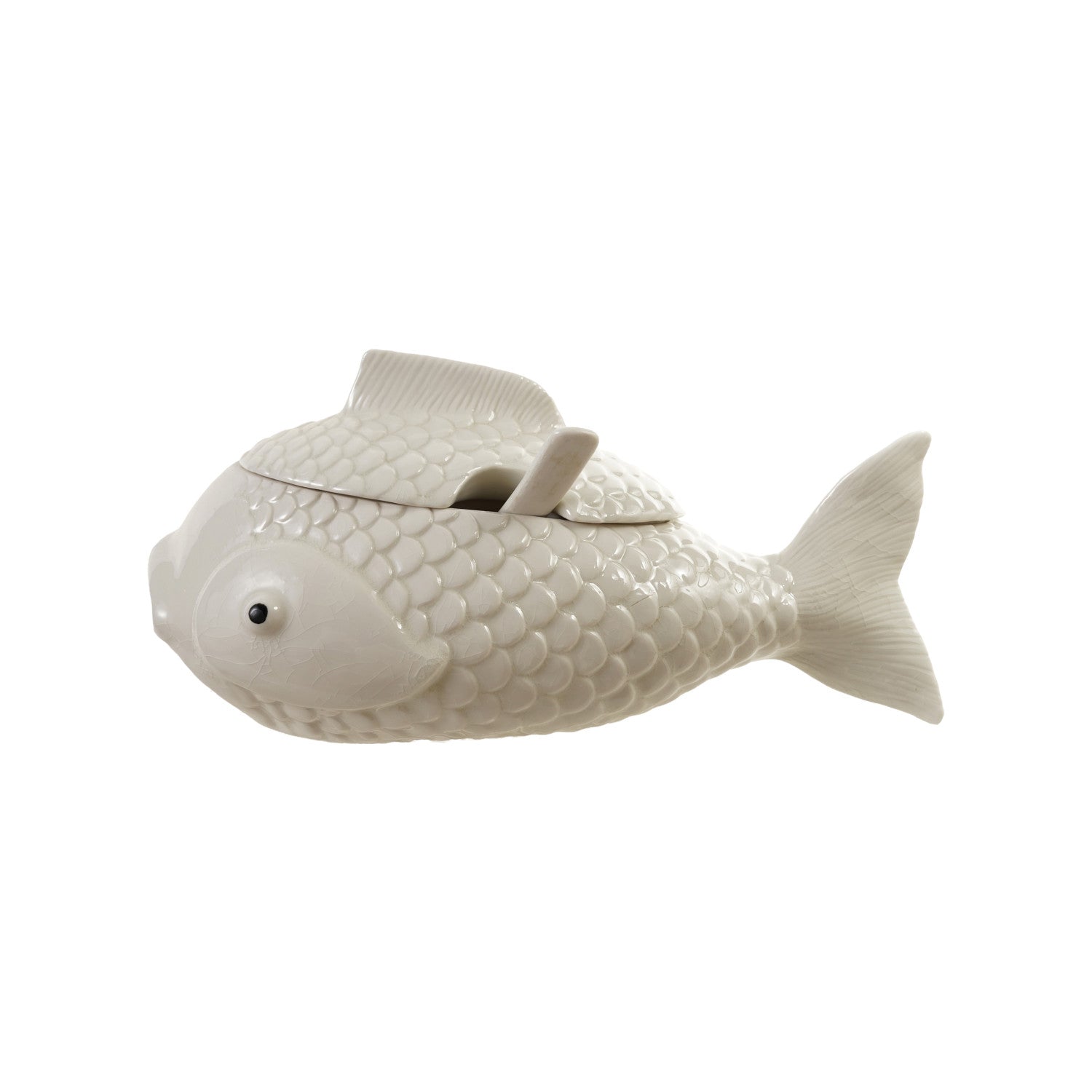 Fish Shaped Tureen with Ladle