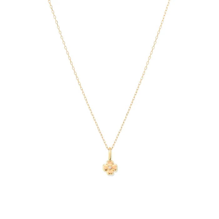 Diamond Clover Mini Charm - Box Turtle