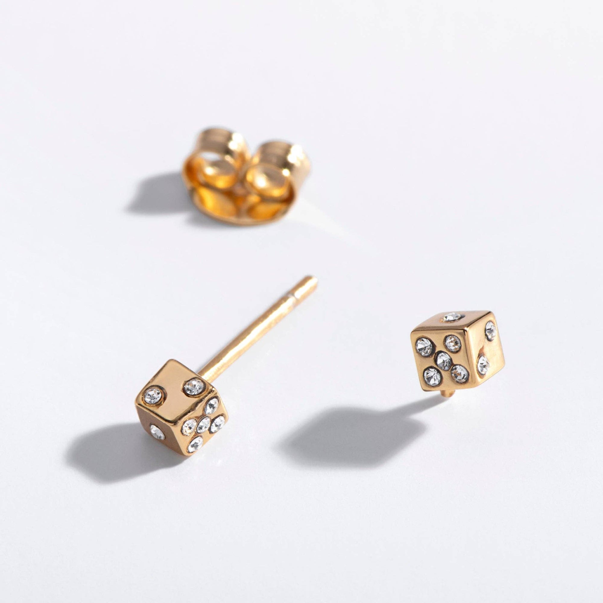 Dice Studs - Box Turtle