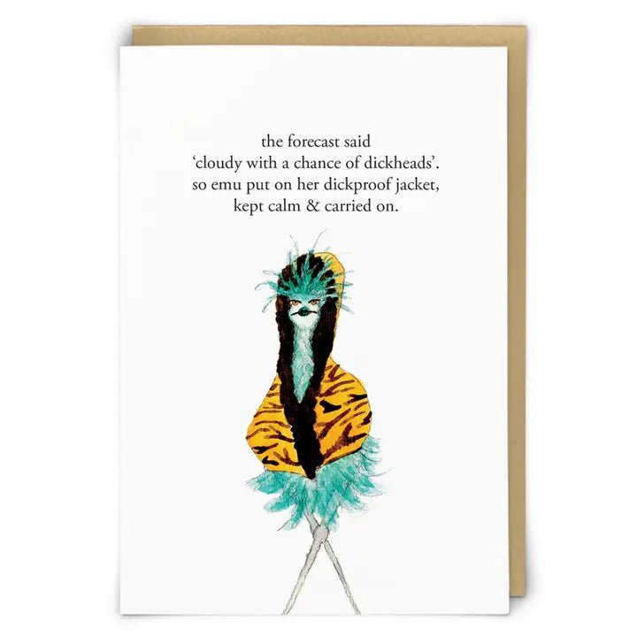 Dickproof Greeting Card - Box Turtle
