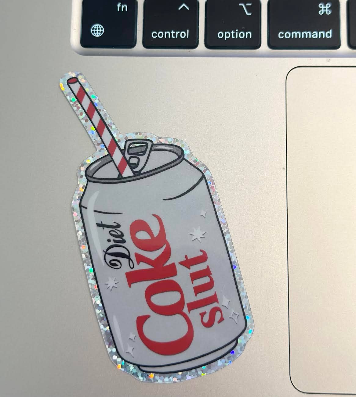 Diet Coke Slut Glitter Sticker - Box Turtle