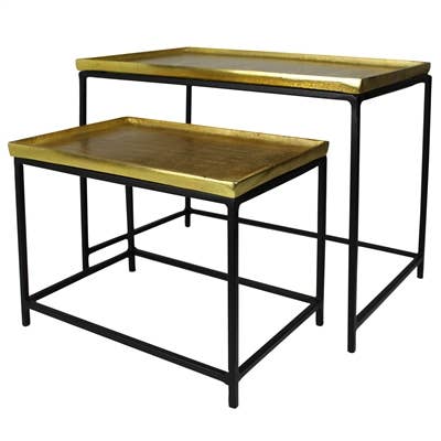 Display Stands - Brass &amp; Black - Box Turtle