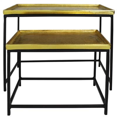Display Stands - Brass &amp; Black - Box Turtle