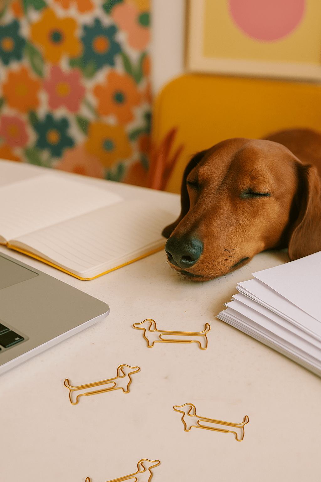 Dog Paper Clips - Box Turtle