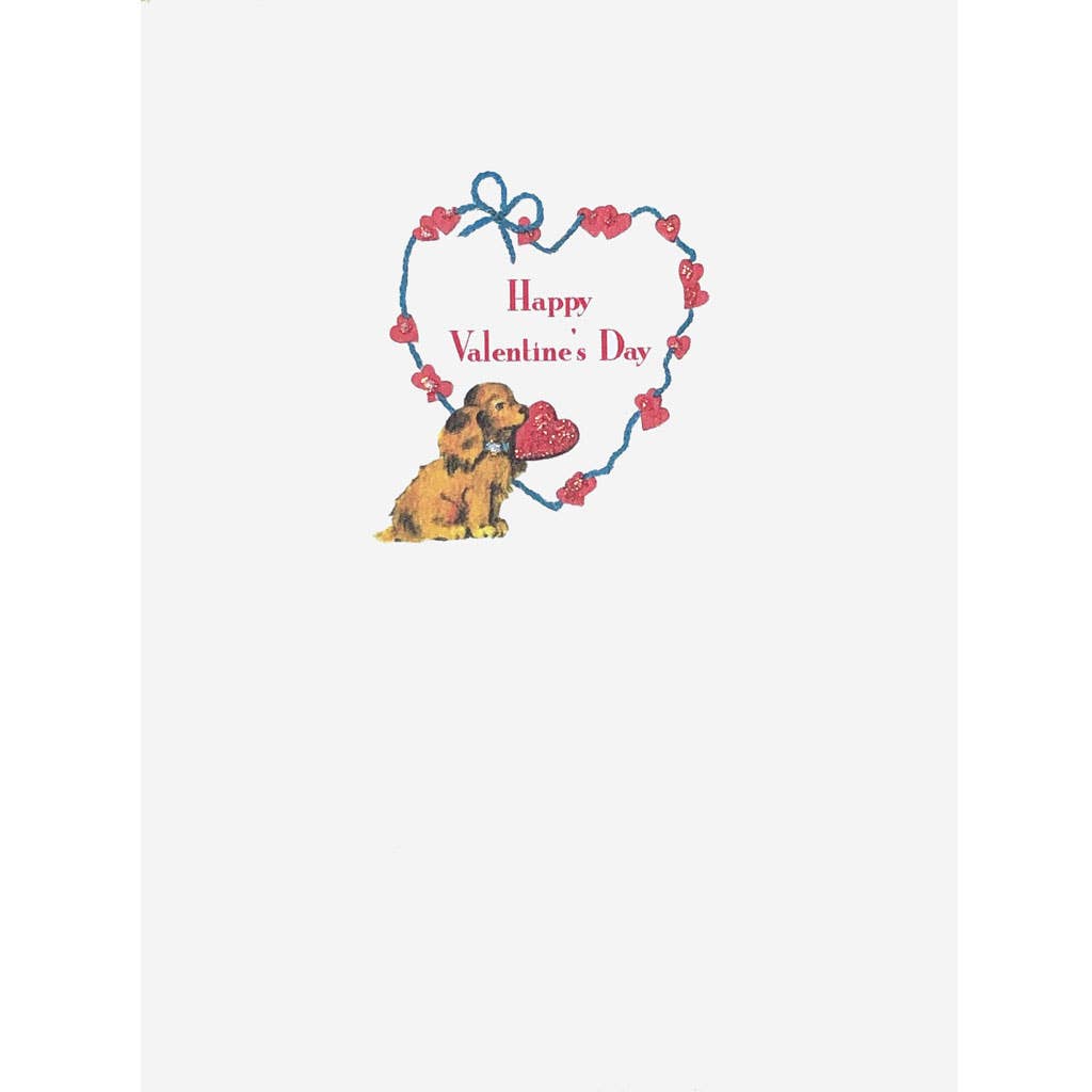 Doggie Heart Valentine's Day Card - Box Turtle