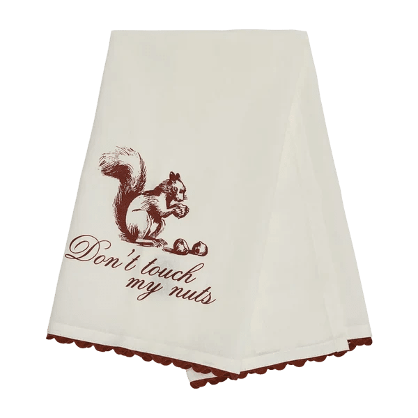 Don't Touch My Nuts Tea Towel - Box Turtle