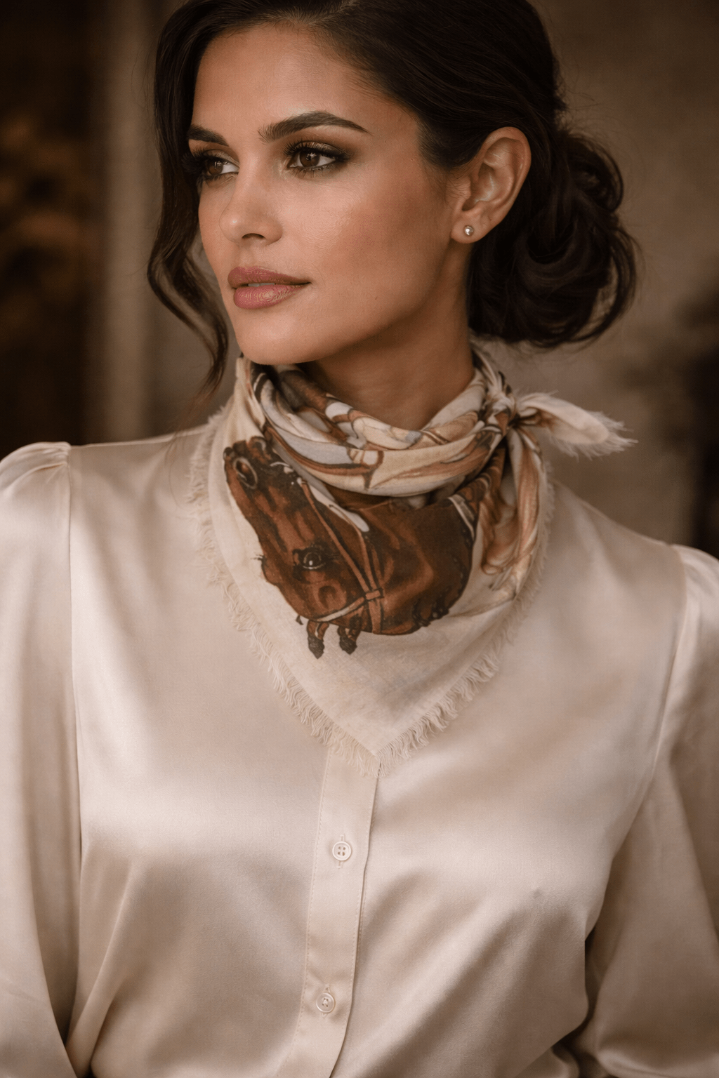 Dressage Voile Bandana - Box Turtle