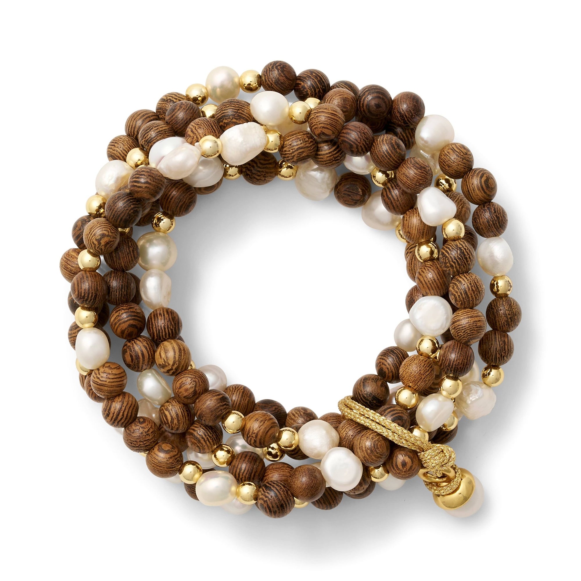 Driftwood + Pearl Sally Bracelet - Box Turtle