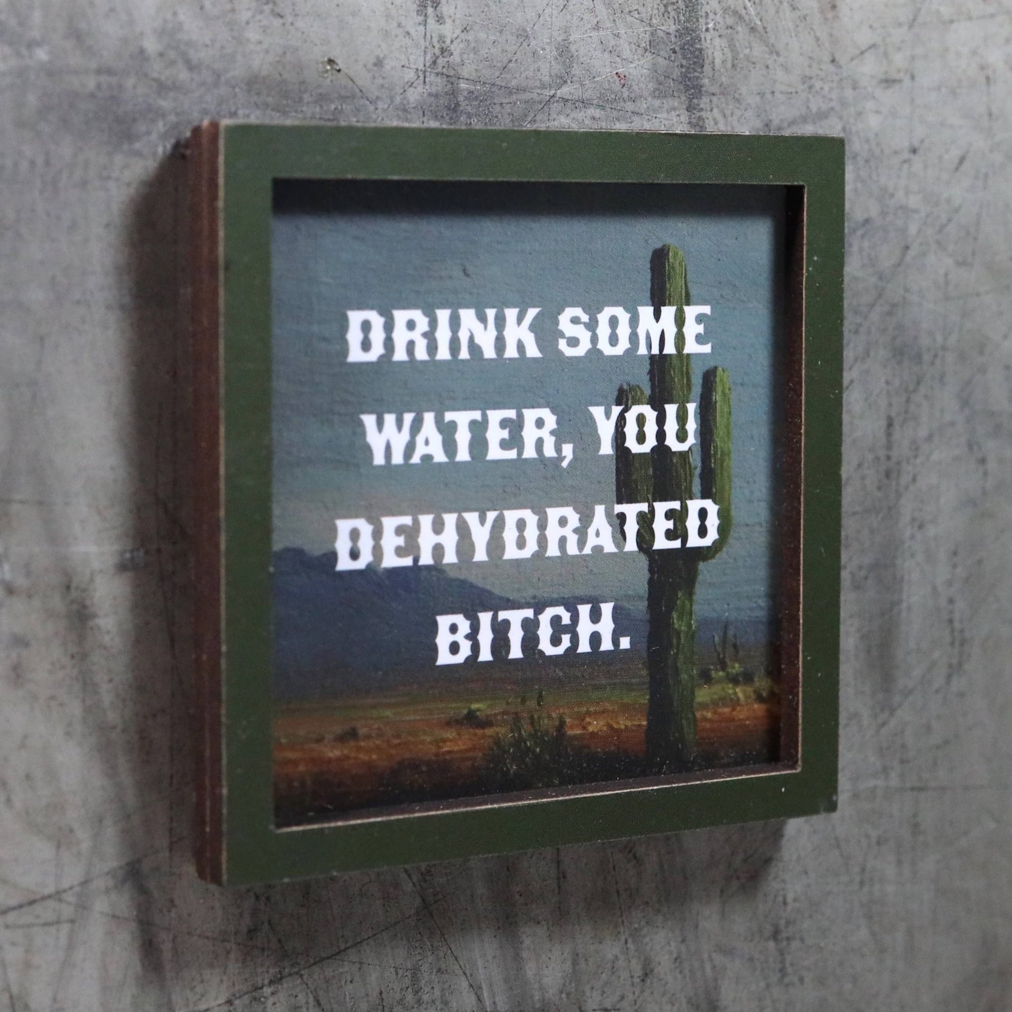 Drink Some Water, You Dehydrated Bitch - Magnet - Box Turtle