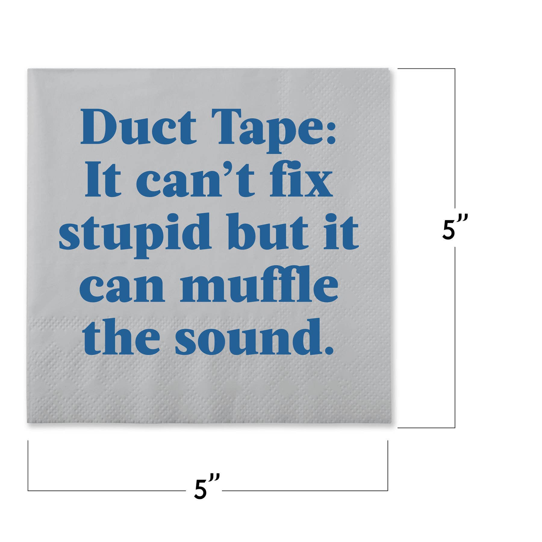 Duct Tape Funny Cocktail Napkins - Box Turtle
