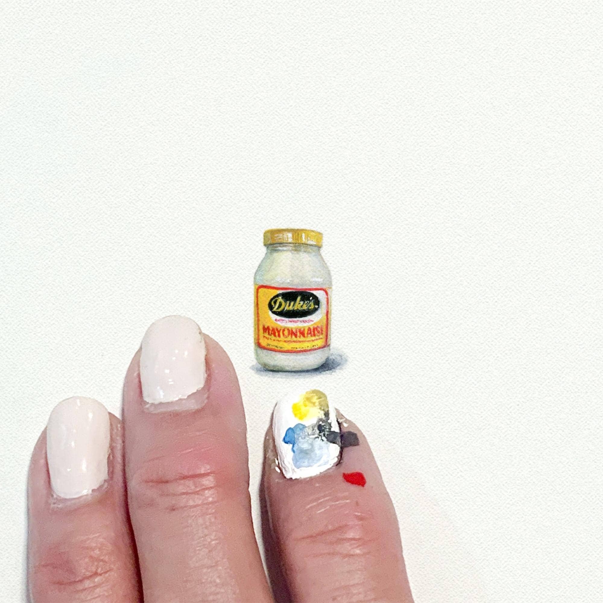 Duke's Mayonnaise Miniature Watercolor Print - Box Turtle