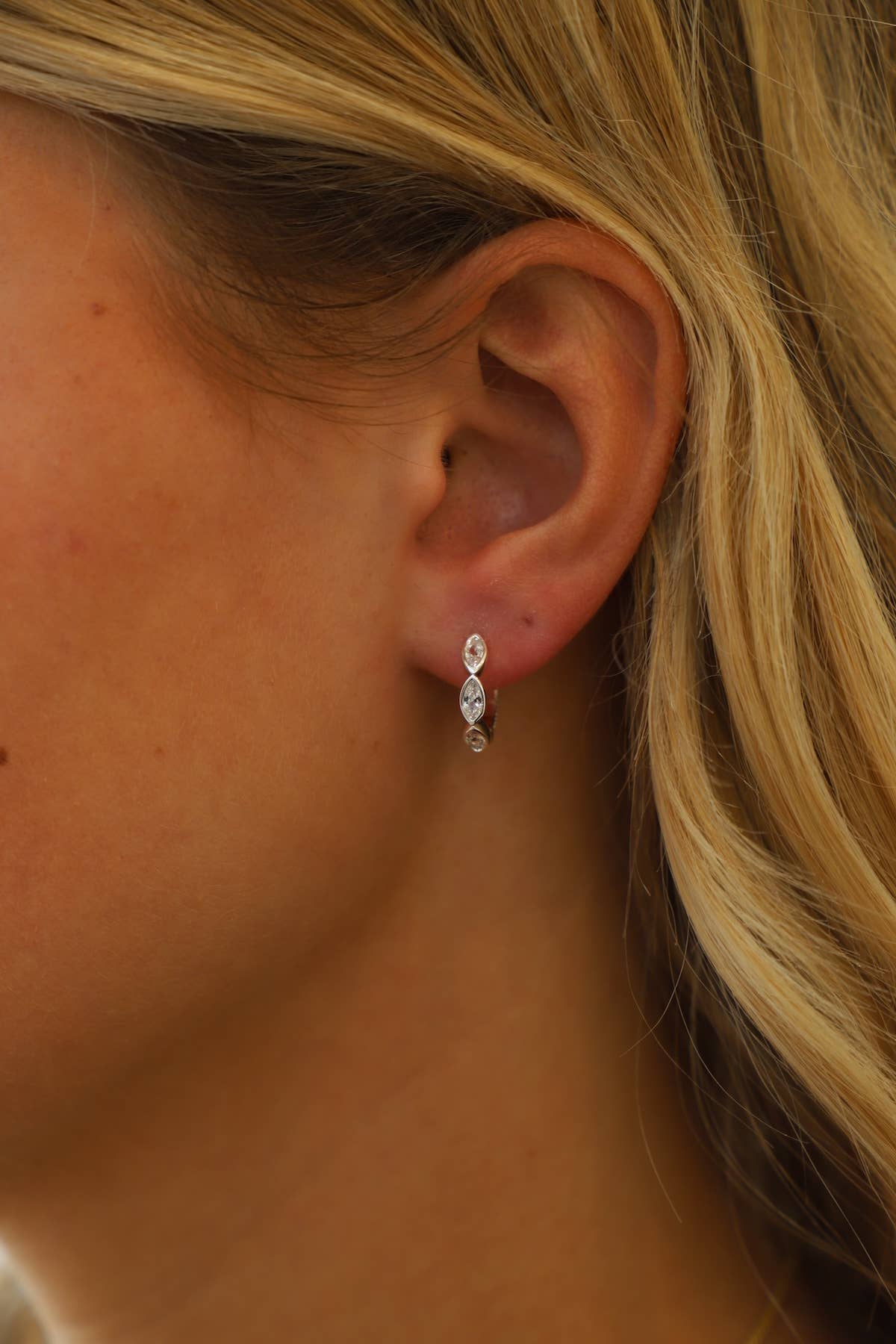 Silver Lace & Textured Hoops