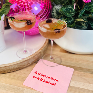 Is It Hot In Here Or Is It Just Us? Cocktail Napkins