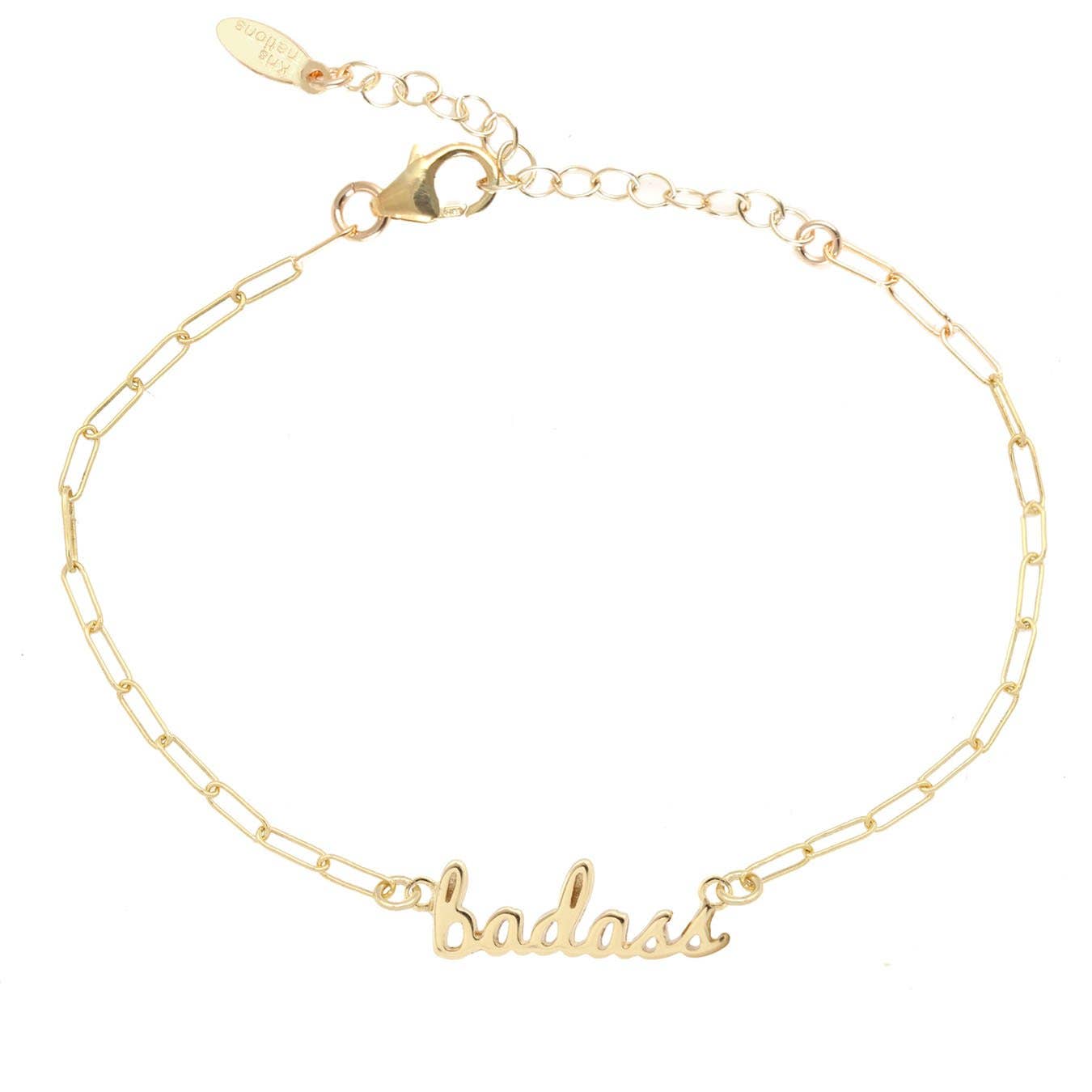 Gold Badass Bracelet