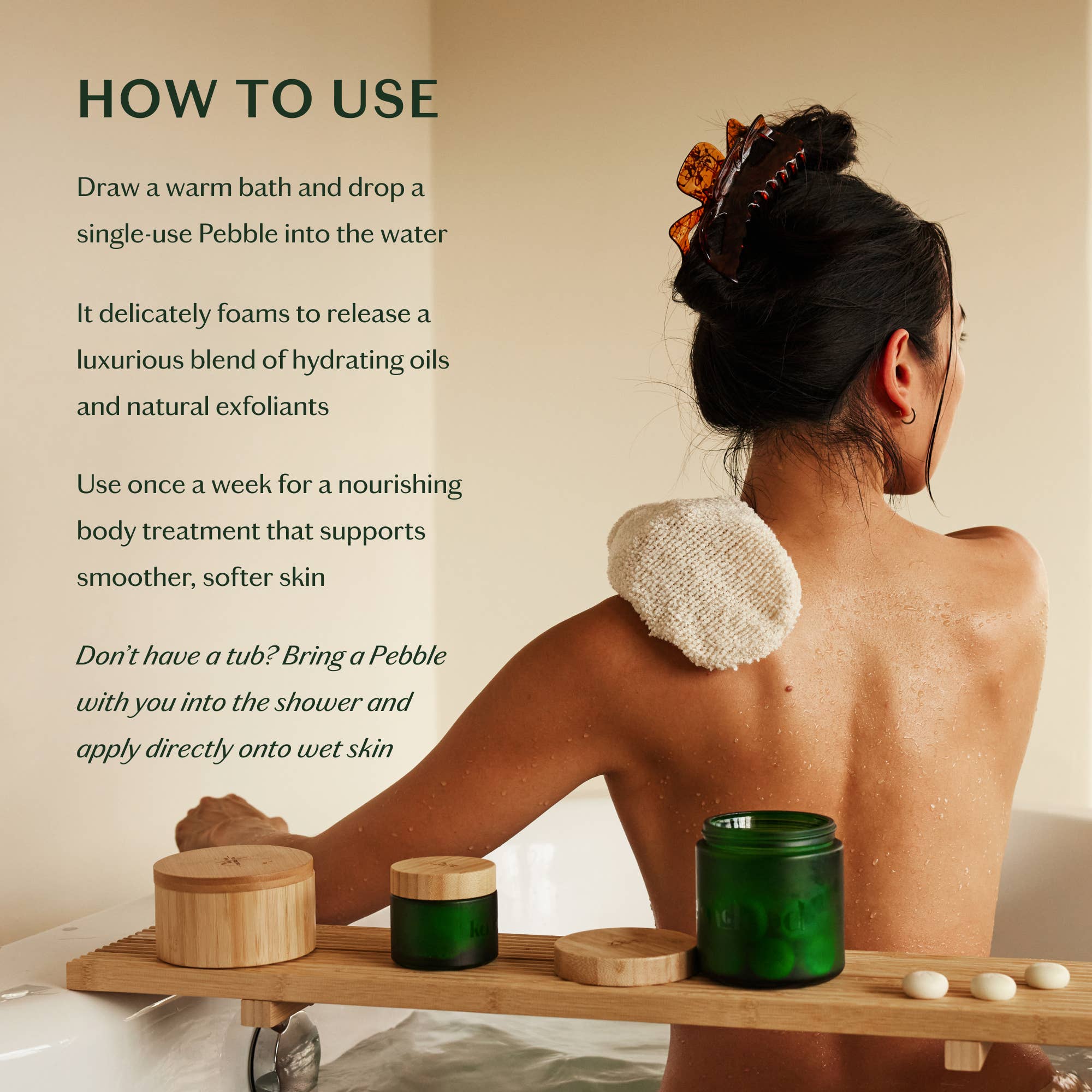 Breathe Pebble Solid Bath & Shower Oil