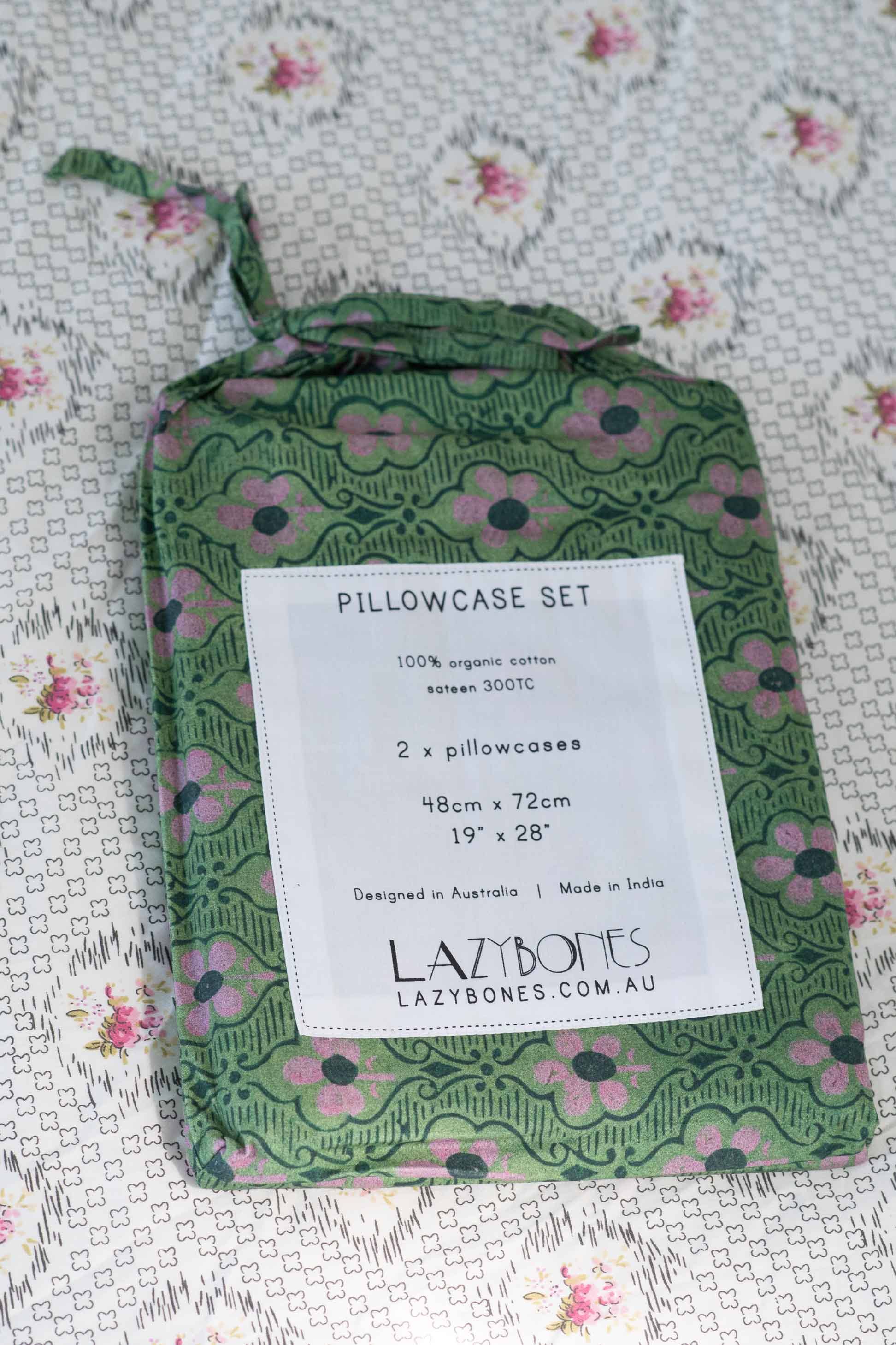 Summer Flowers Pillowcase Set