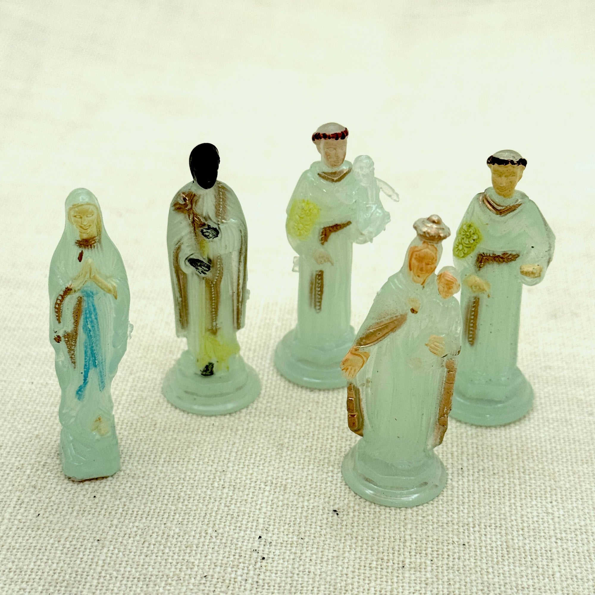 Mini Glowing Plastic Saints