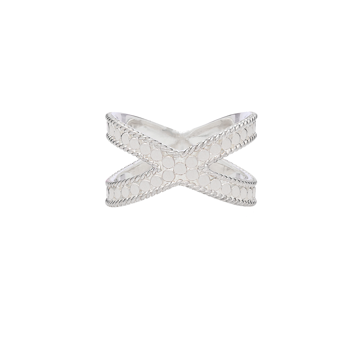 Silver Classic Cross Ring