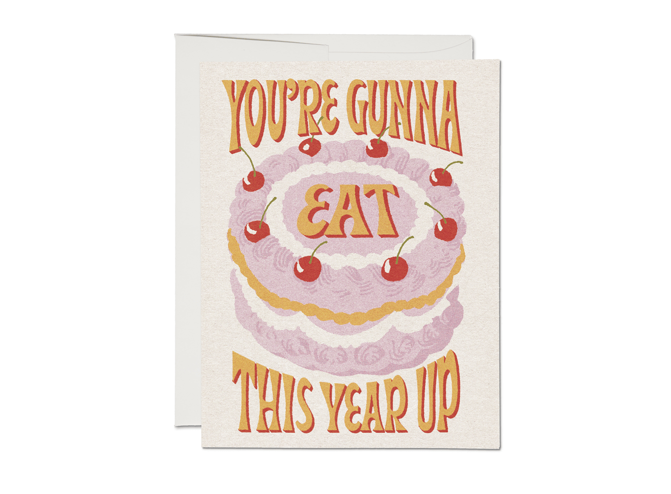 Eat This Year Up birthday Greeting Card - Box Turtle