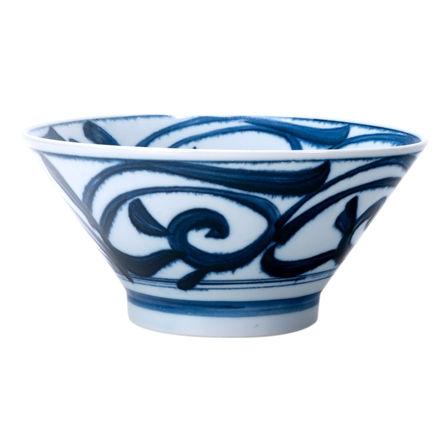 Arabesque Aisoumon Porcelain Ramen Bowl