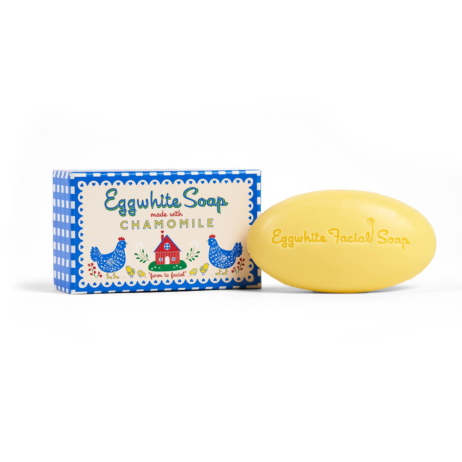 Eggwhite & Chamomile Facial Soap - Box Turtle