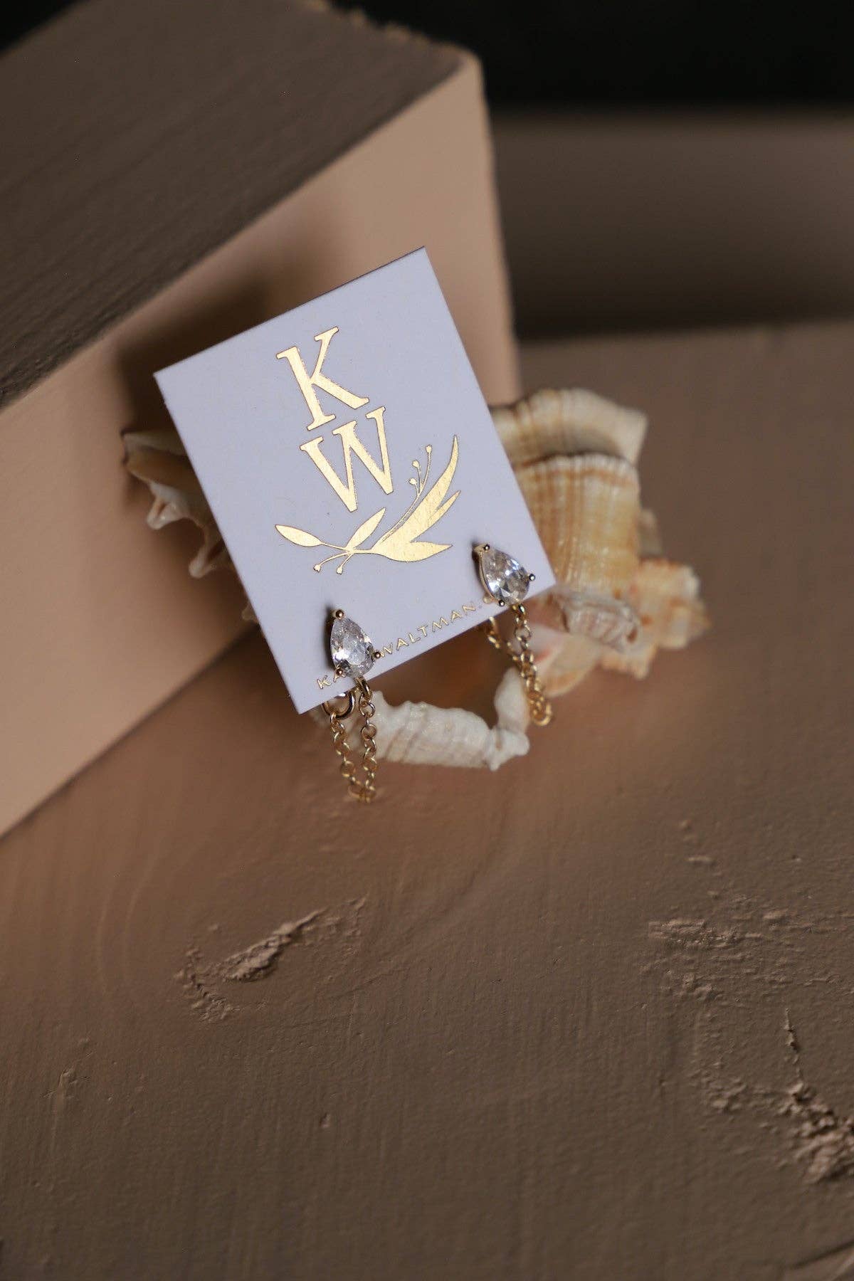 Eloise Chain Wrap Earrings - Box Turtle