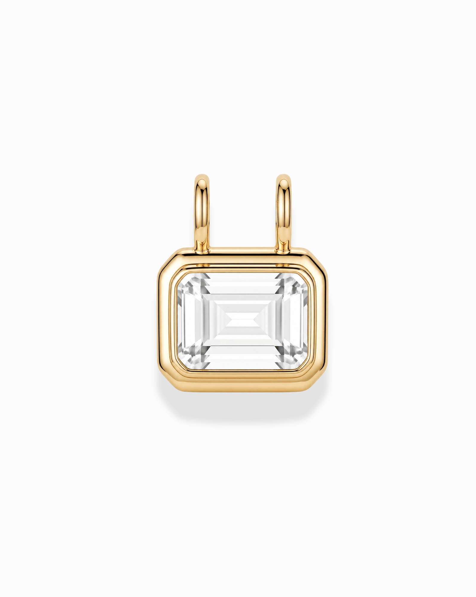 Elsie Sapphire Bezel Charm - Box Turtle