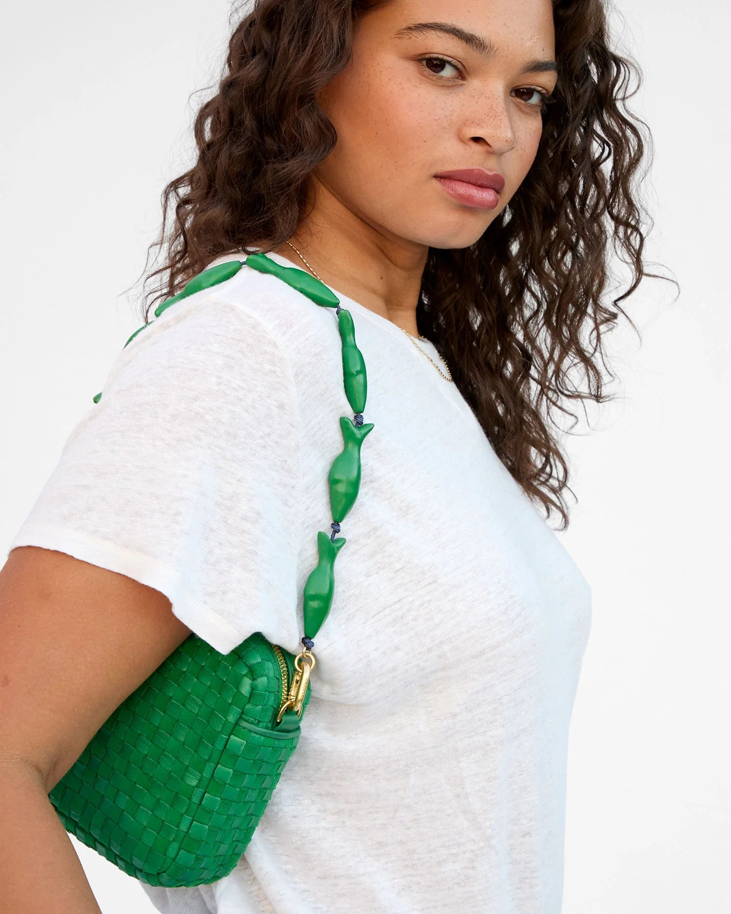 Emerald Sardine Shortie Strap - Box Turtle