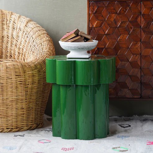 Emerald Side Table - Box Turtle