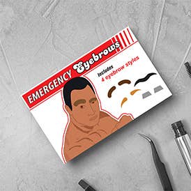 Emergency Eyebrows Dress Up - Box Turtle