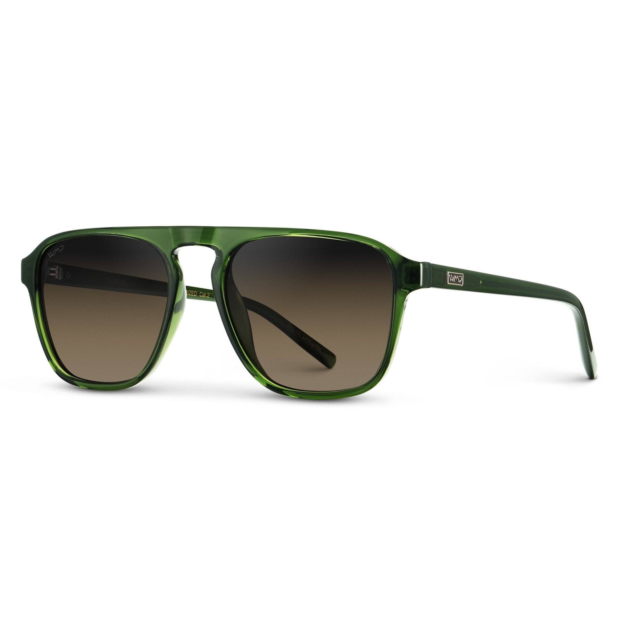 Emerson - Polarized Retro Aviator - Box Turtle