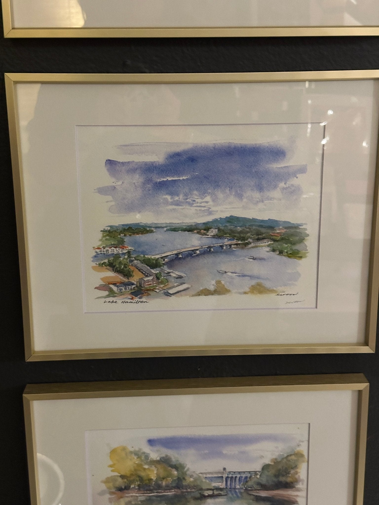 Emily Wood Lakes &amp; Rivers Print - Box Turtle