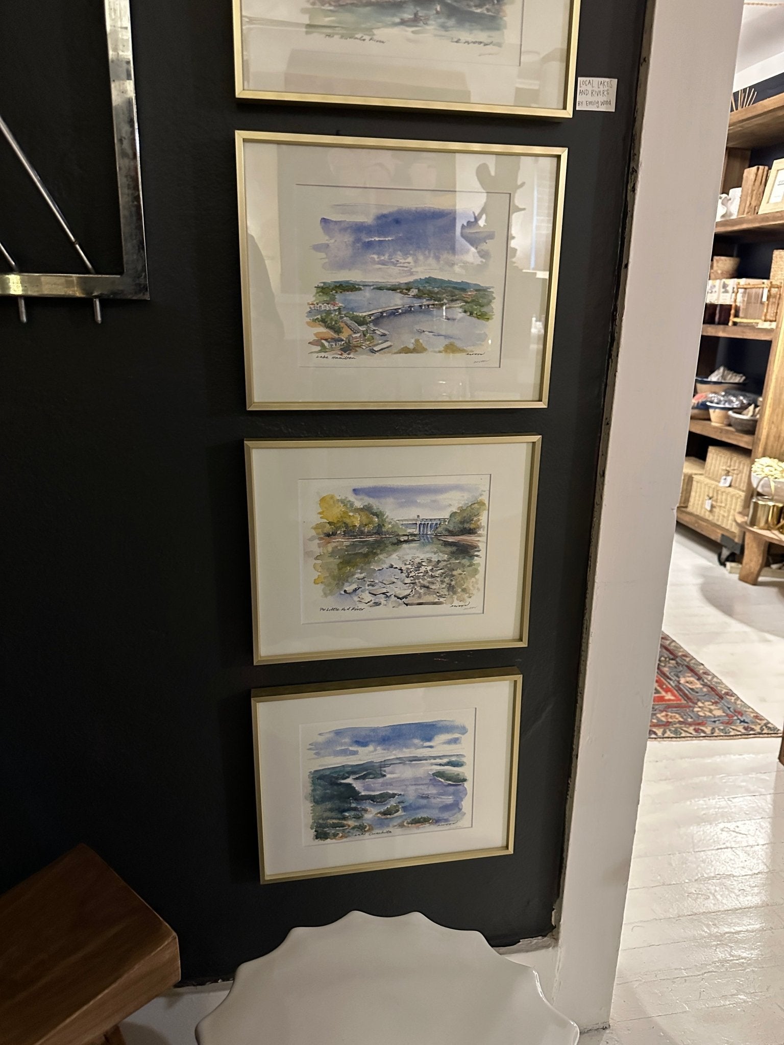 Emily Wood Lakes &amp; Rivers Print - Box Turtle