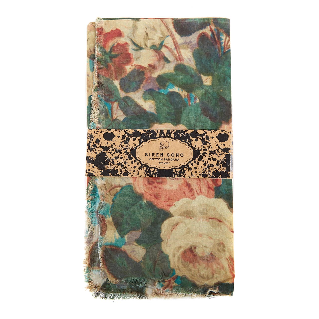English Garden Voile Bandana - Box Turtle